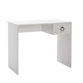 Hanah Home Mesa de Estudio Cms-1301-Bb-1 Blanca 90x75x51 cm con Cajón y Estantes